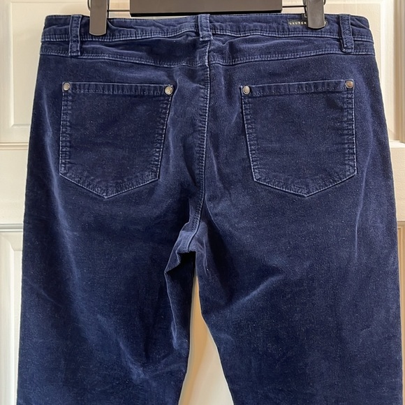 LC Lauren Conrad Navy Corduroy Skinny Pants - Size 10 - Picture 6 of 6